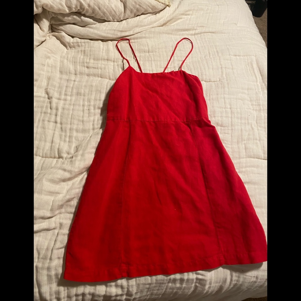 RED ZARA MINI DRESS